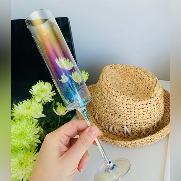 Anthro Tracy Watts New York Straw Straw Fedora Hat - Picture 7 of 16